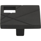 Atlas Homewares - Modernist Left Square Knob - 251L-BL | Montreal Lighting & Hardware