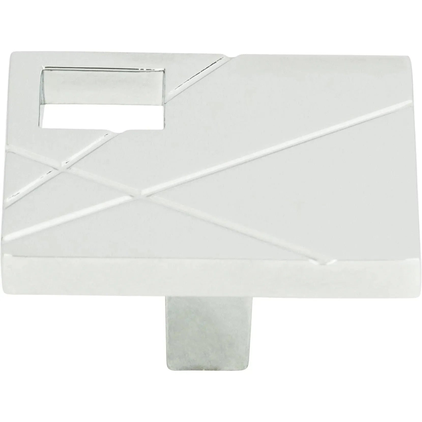 Atlas Homewares - Modernist Left Square Knob - 251L-CH | Montreal Lighting & Hardware