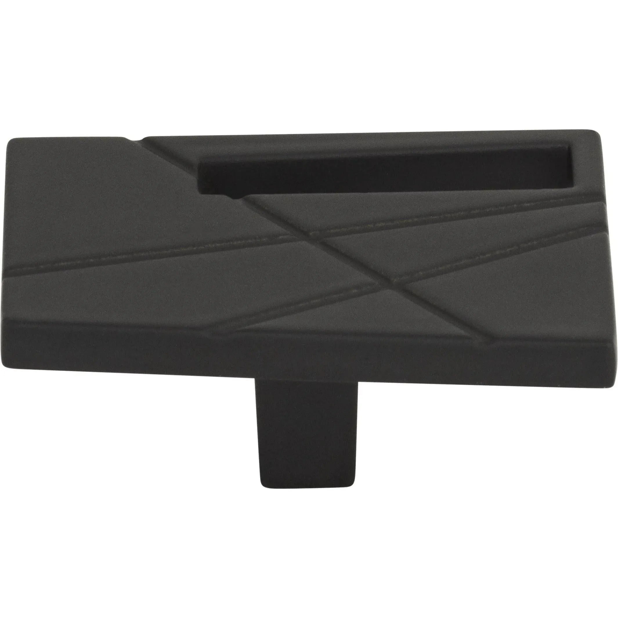Atlas Homewares - Modernist Right Knob - 252R-BL | Montreal Lighting & Hardware