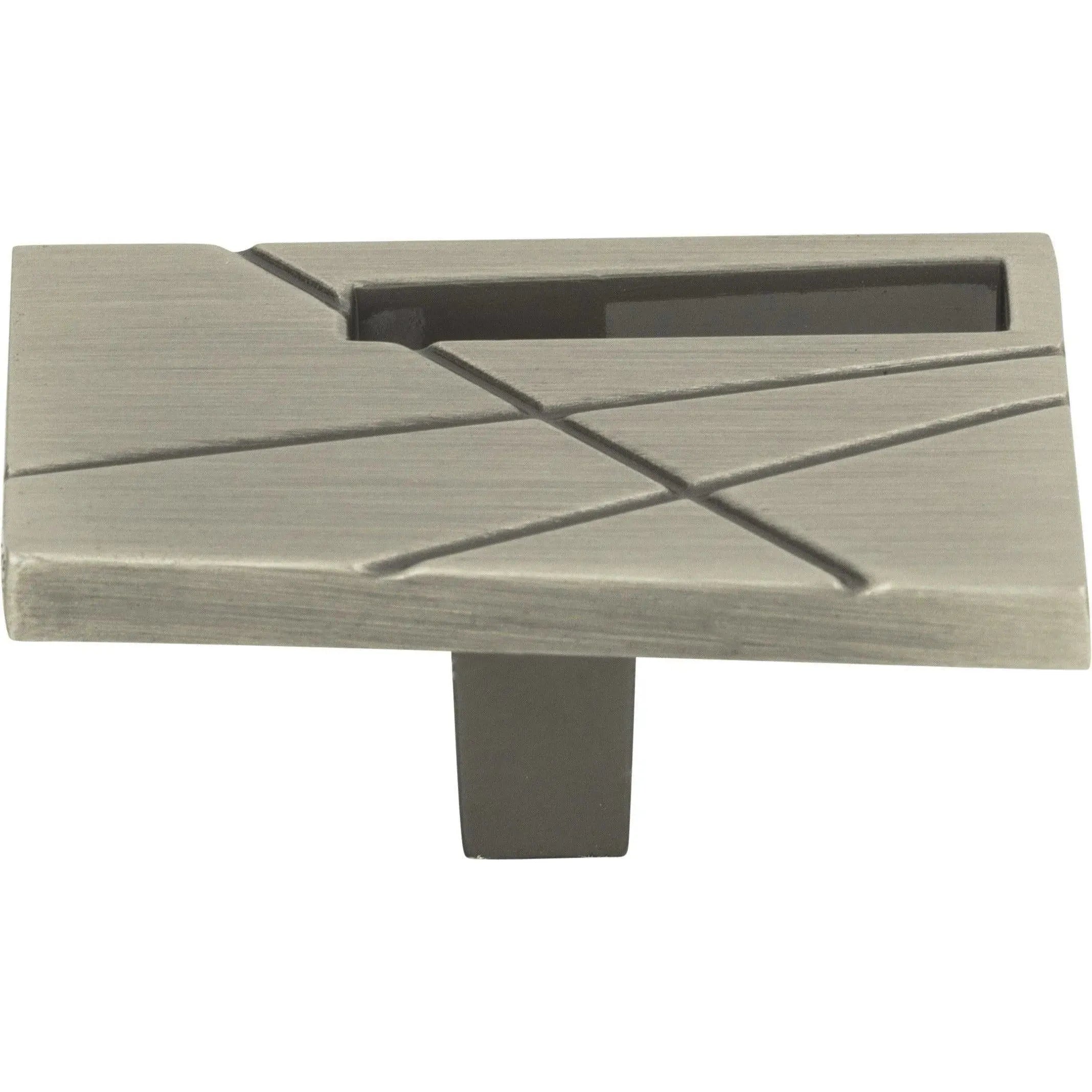 Atlas Homewares - Modernist Right Knob - 252R-BRN | Montreal Lighting & Hardware