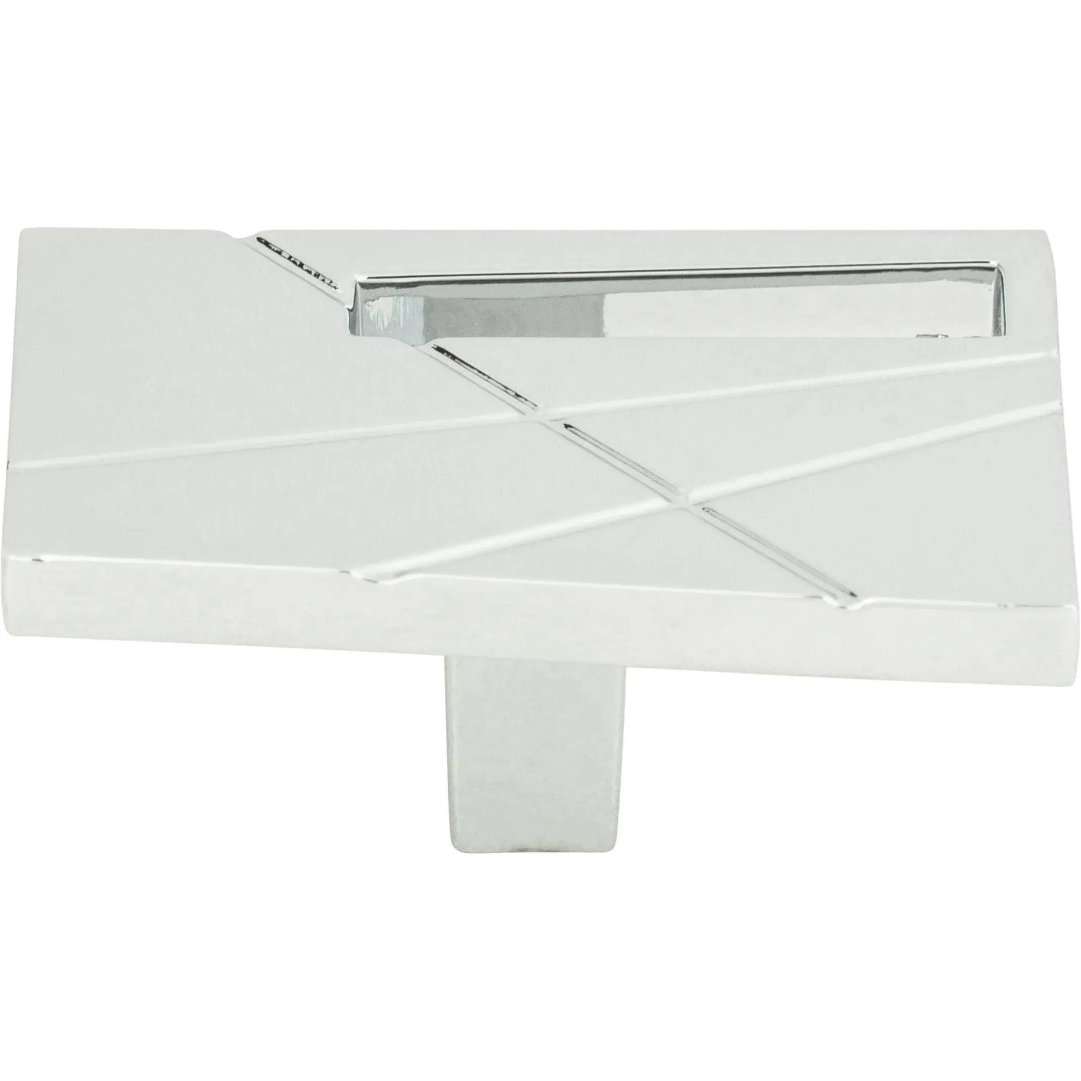 Atlas Homewares - Modernist Right Knob - 252R-CH | Montreal Lighting & Hardware