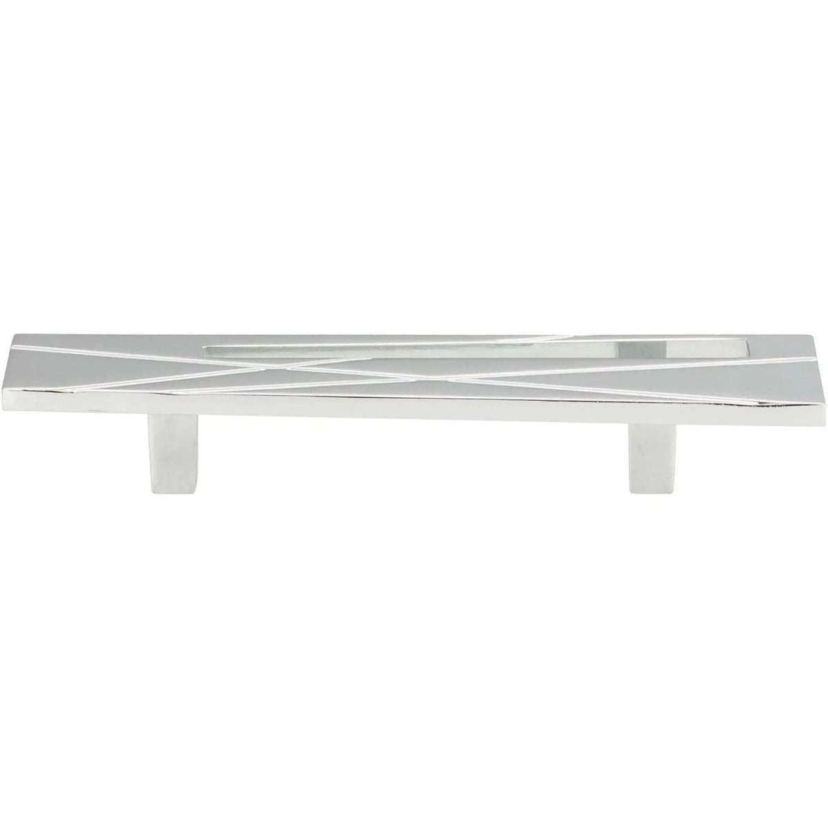 Atlas Homewares - Modernist Right Pull - 253R-CH | Montreal Lighting & Hardware