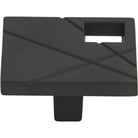 Atlas Homewares - Modernist Right Square Knob - 251R-BL | Montreal Lighting & Hardware
