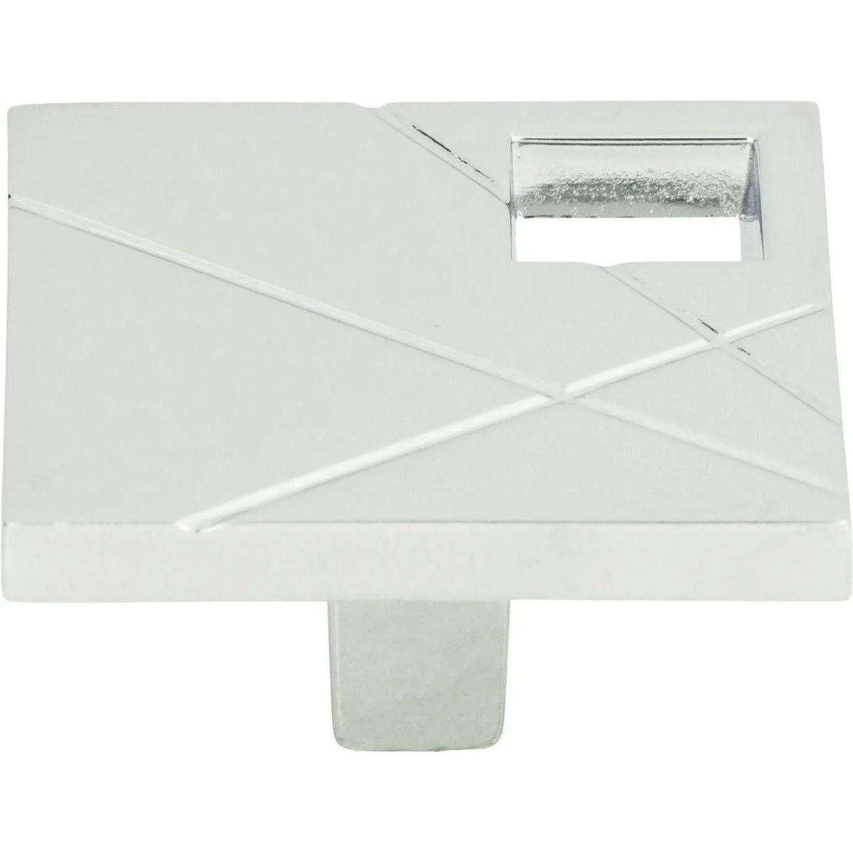 Atlas Homewares - Modernist Right Square Knob - 251R-CH | Montreal Lighting & Hardware