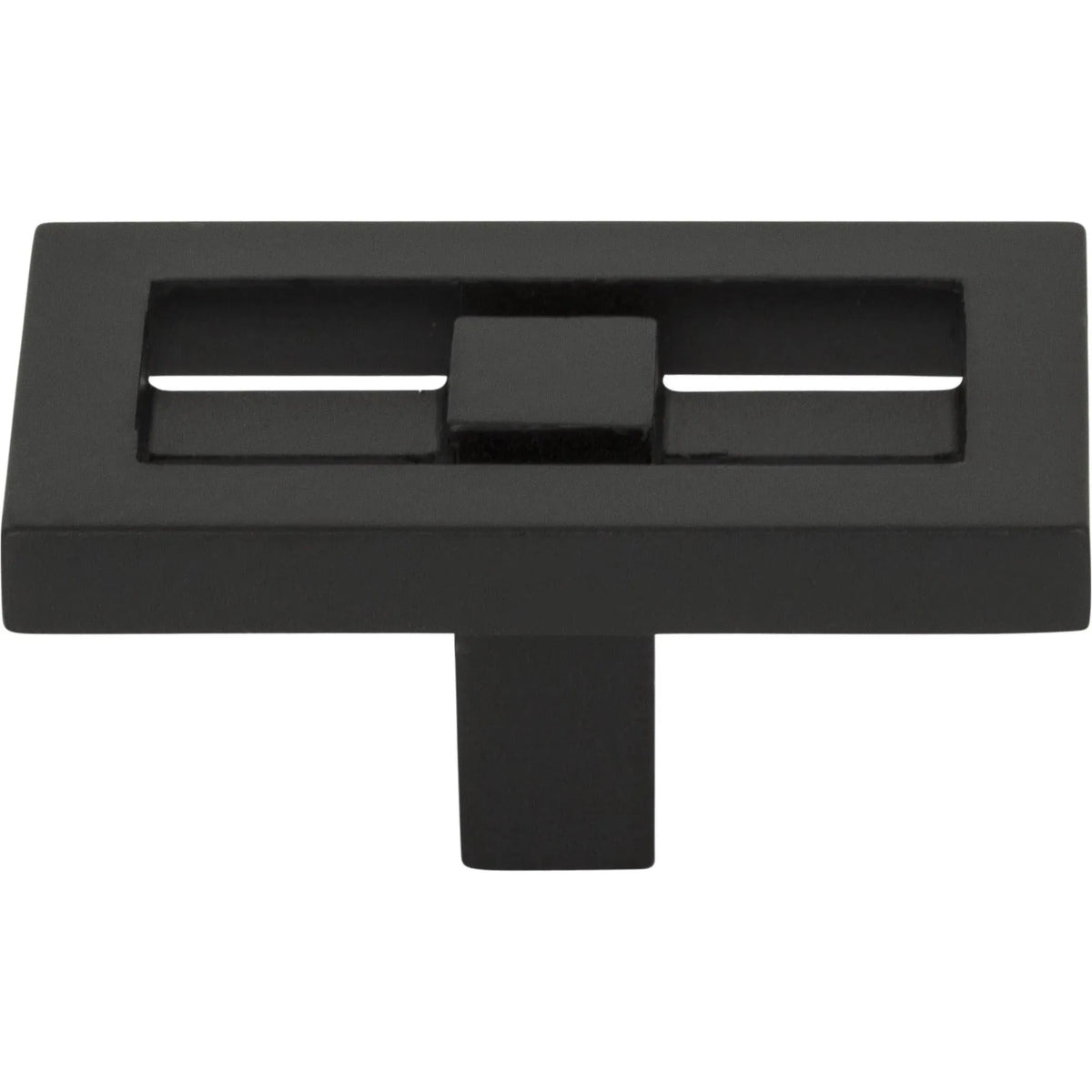 Atlas Homewares - Nobu Rectangle Knob - 261-BL | Montreal Lighting & Hardware