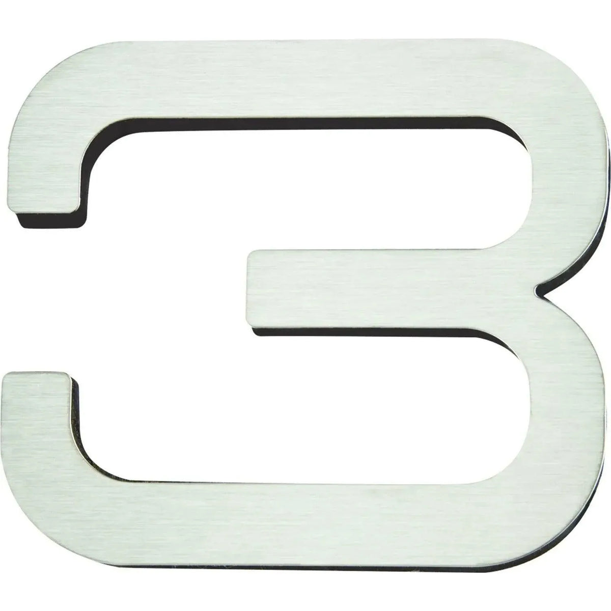 Atlas Homewares - Paragon House Numbers - PGN3-SS | Montreal Lighting & Hardware