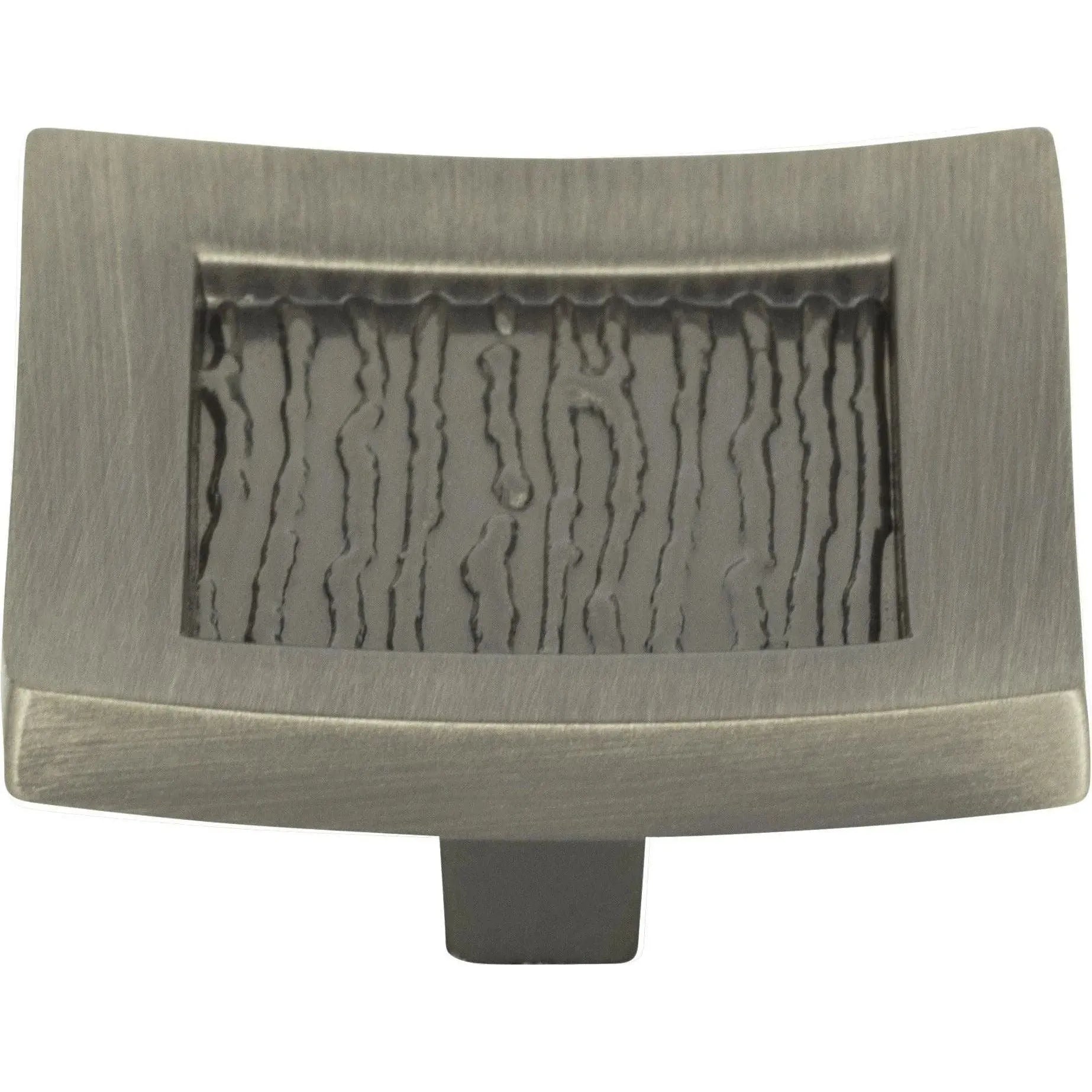 Atlas Homewares - Primitive Square Knob - 270-BL | Montreal Lighting & Hardware