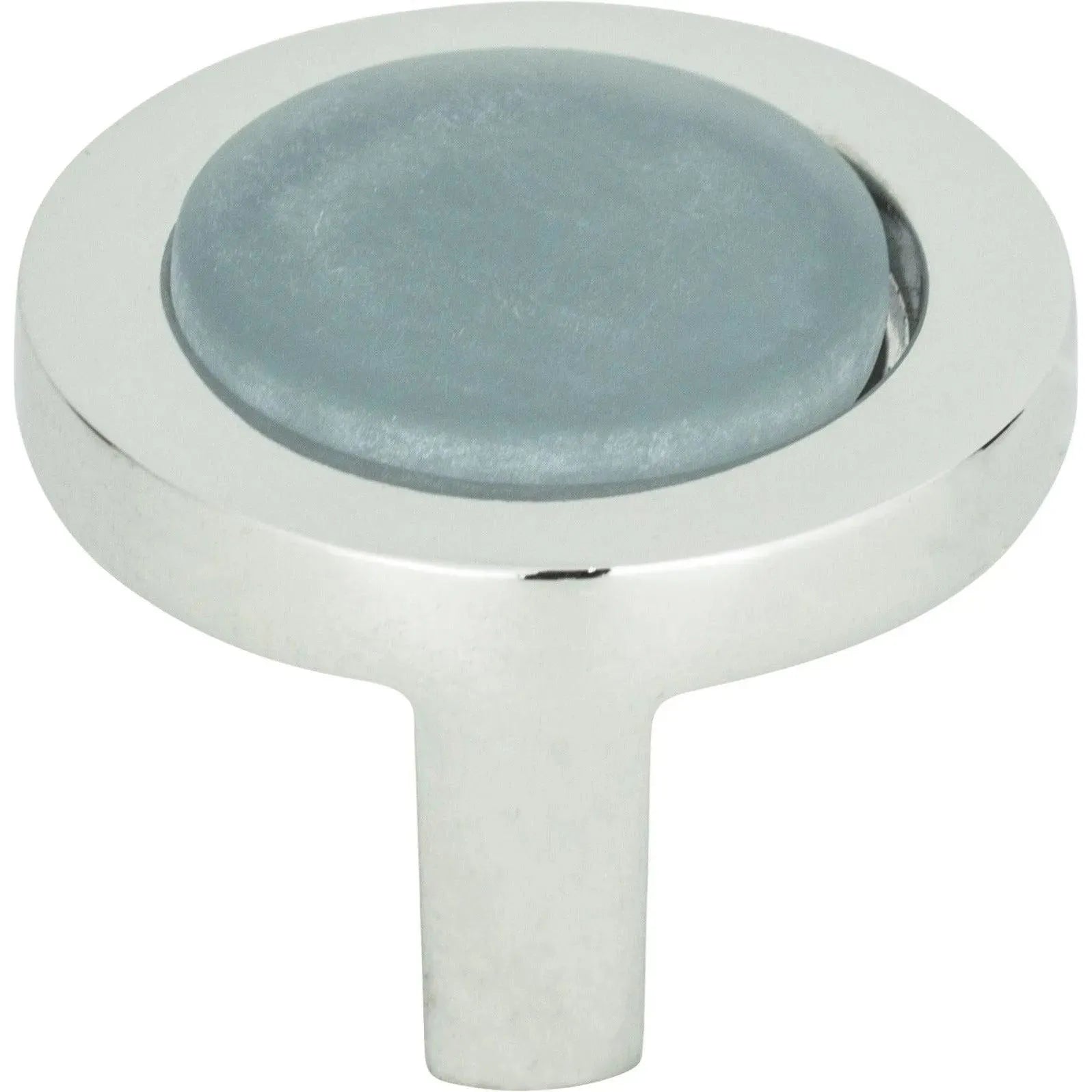 Atlas Homewares - Spa Blue Round Knob - 229-BLU-CH | Montreal Lighting & Hardware