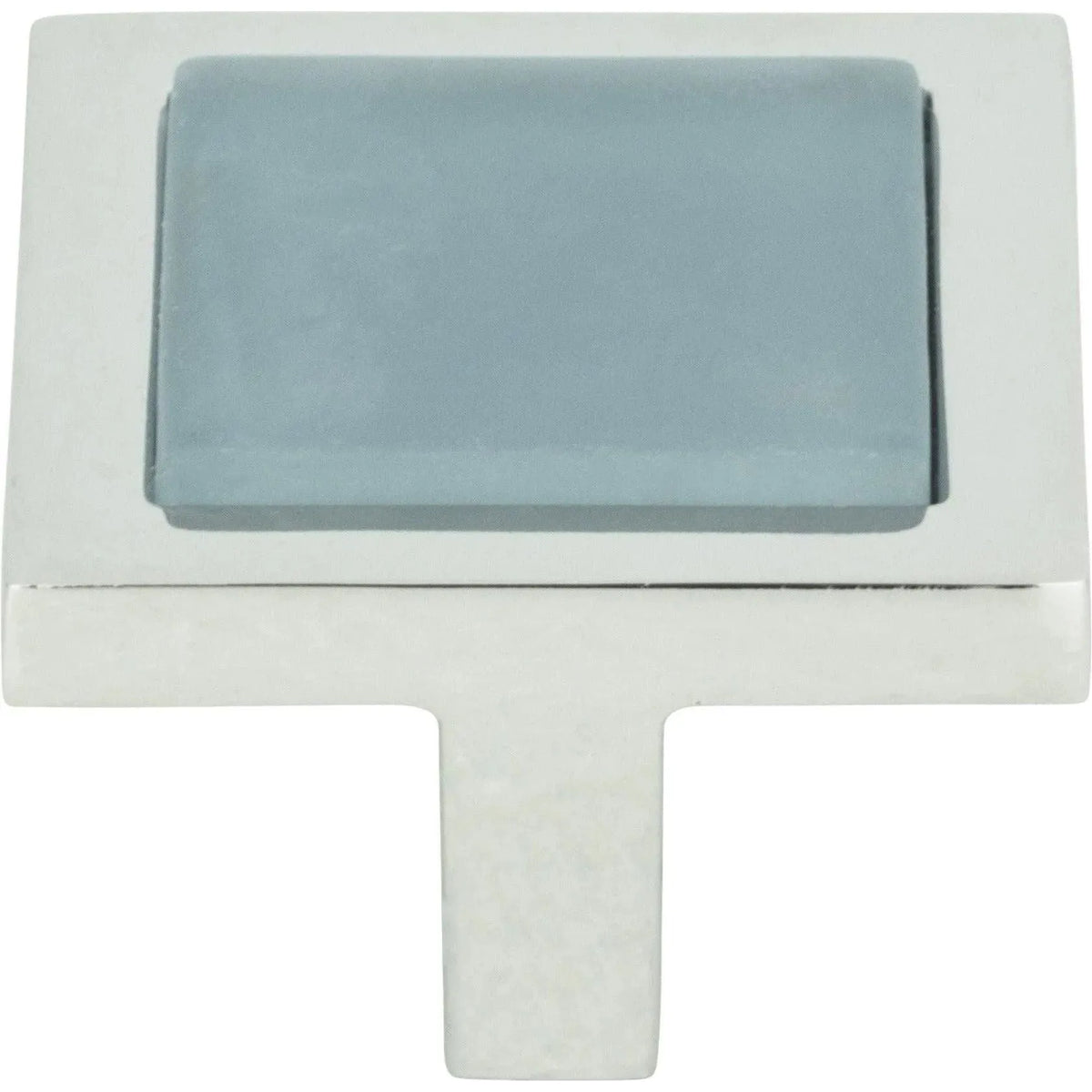 Atlas Homewares - Spa Blue Square Knob - 230-BLU-CH | Montreal Lighting & Hardware