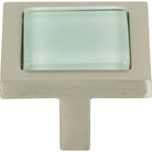 Atlas Homewares - Spa Green Square Knob - 230-GR-BRN | Montreal Lighting & Hardware
