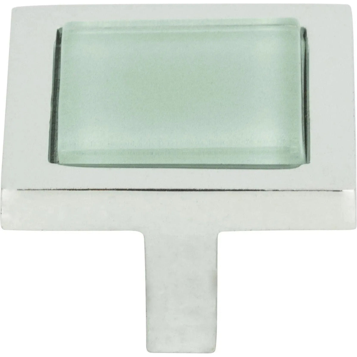 Atlas Homewares - Spa Green Square Knob - 230-GR-CH | Montreal Lighting & Hardware