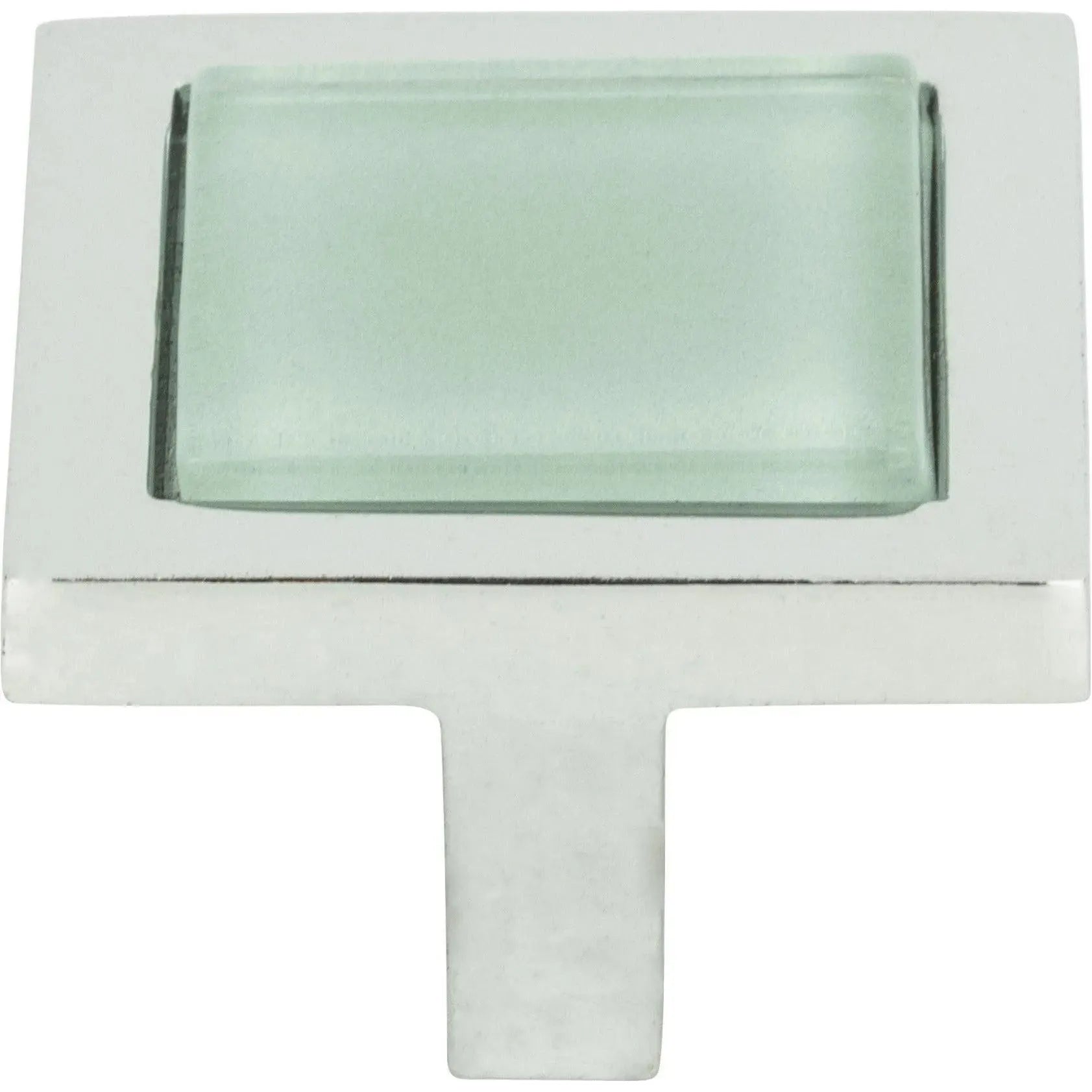 Atlas Homewares - Spa Green Square Knob - 230-GR-CH | Montreal Lighting & Hardware