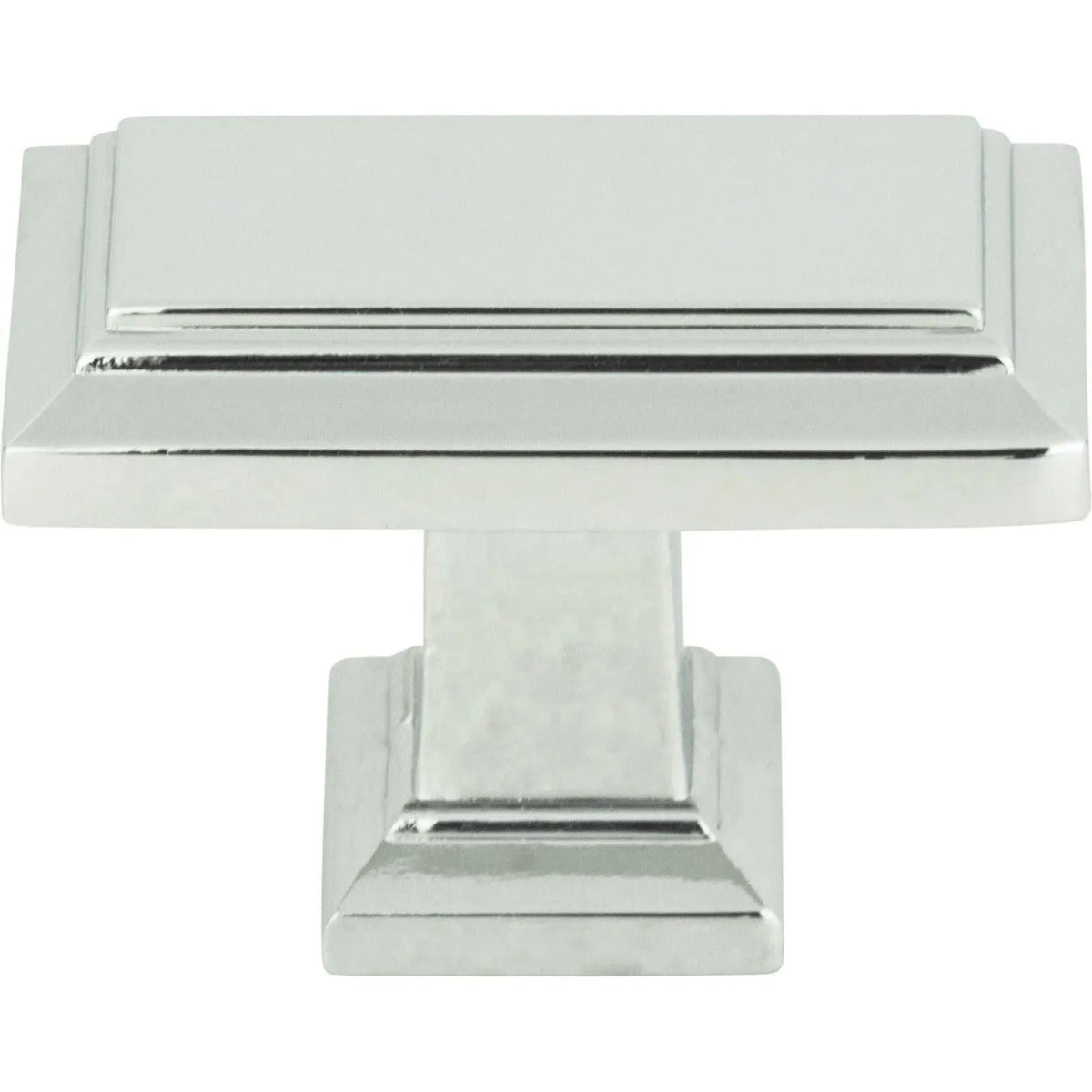 Atlas Homewares - Sutton Place Rectangle Knob - 290-CH | Montreal Lighting & Hardware