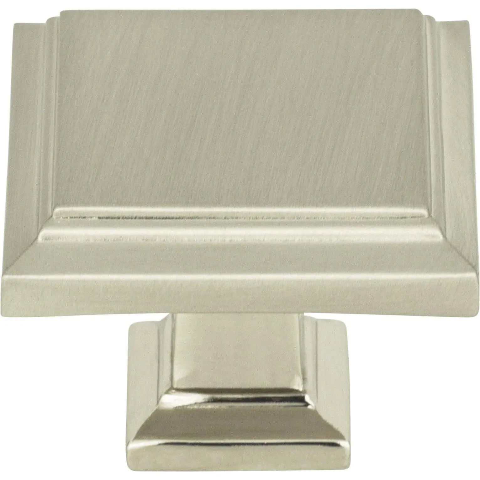 Atlas Homewares - Sutton Place Square Knob - 289-BRN | Montreal Lighting & Hardware
