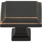 Atlas Homewares - Sutton Place Square Knob - 289-VB | Montreal Lighting & Hardware