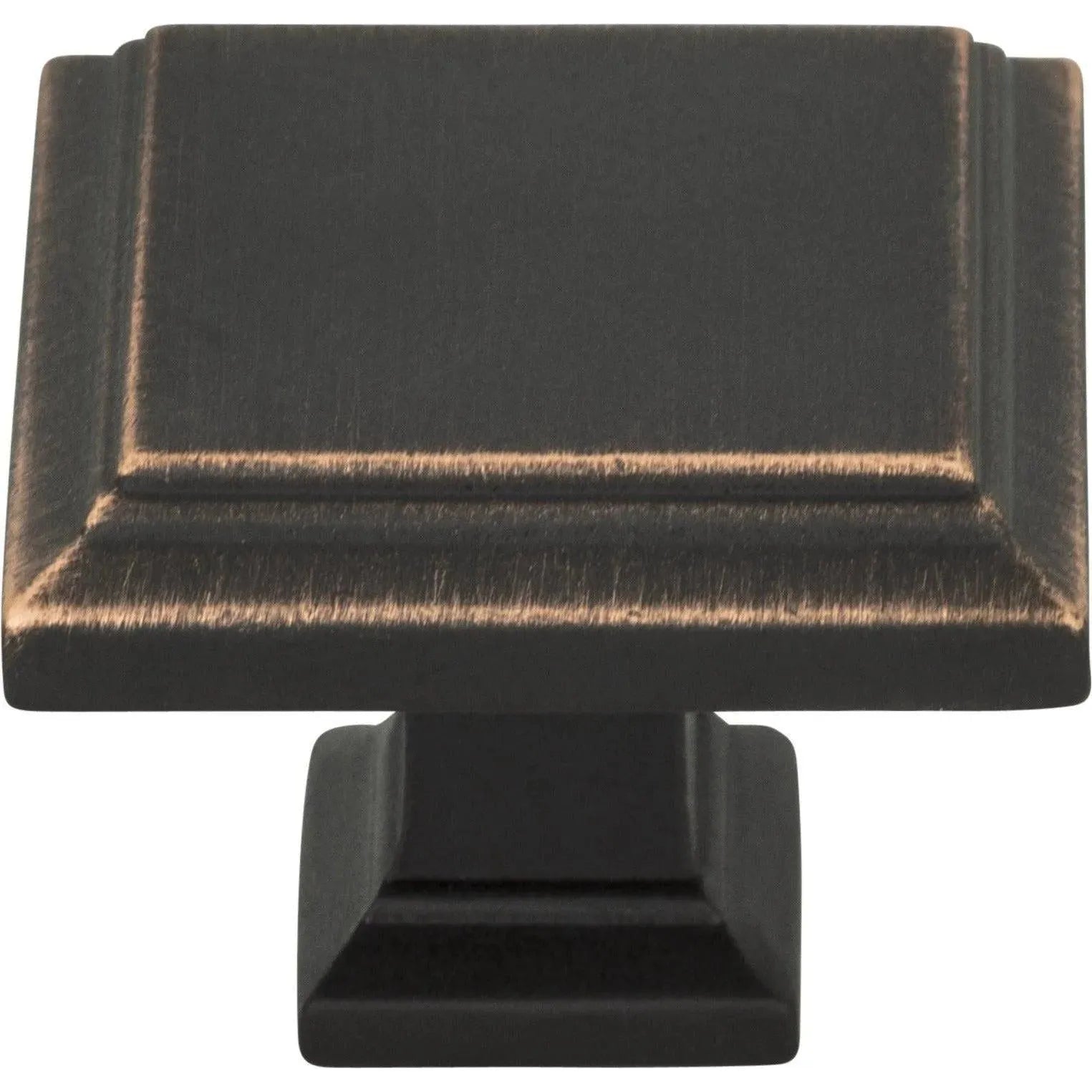 Atlas Homewares - Sutton Place Square Knob - 289-VB | Montreal Lighting & Hardware