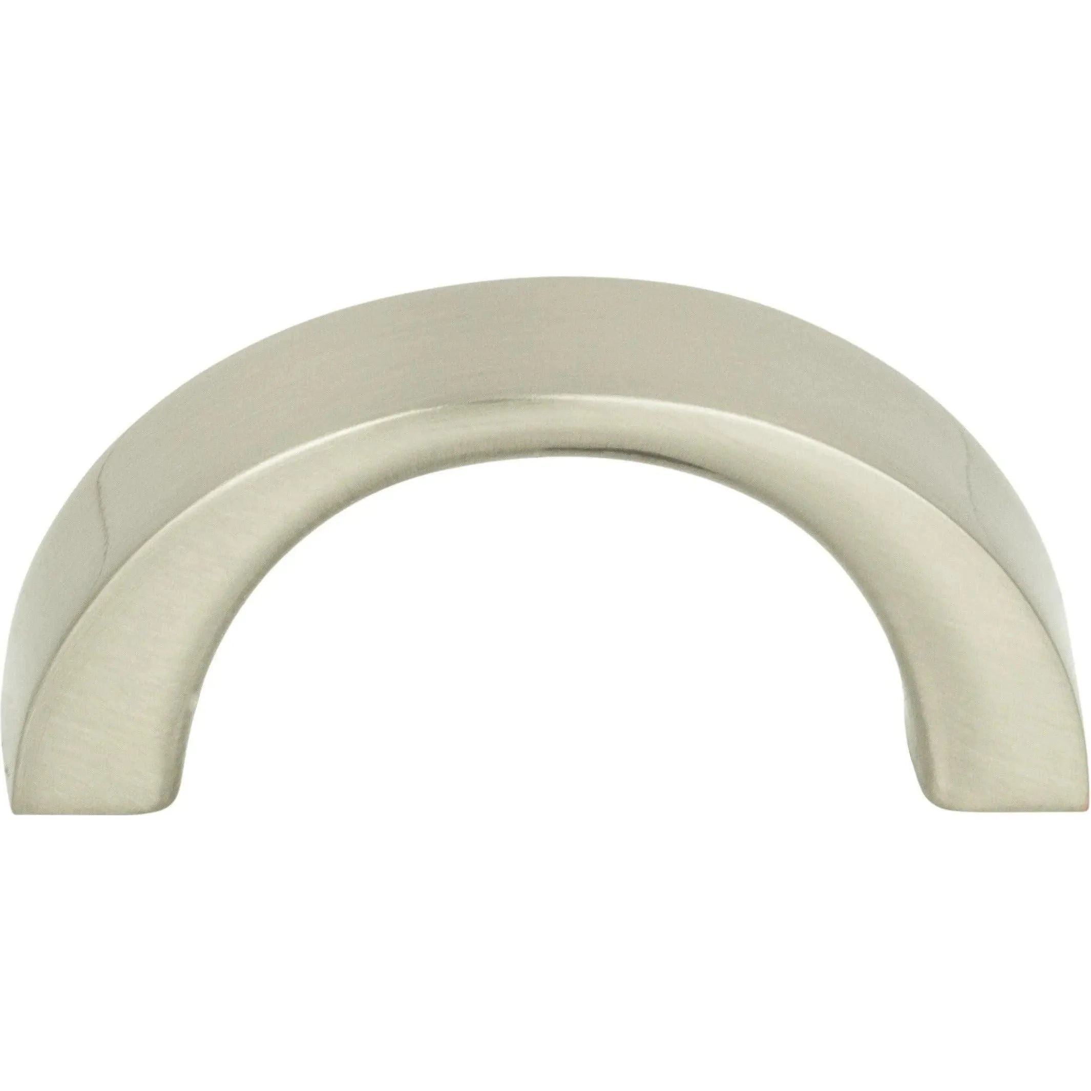 Atlas Homewares - Tableau Curved Handle - 396-BN | Montreal Lighting & Hardware
