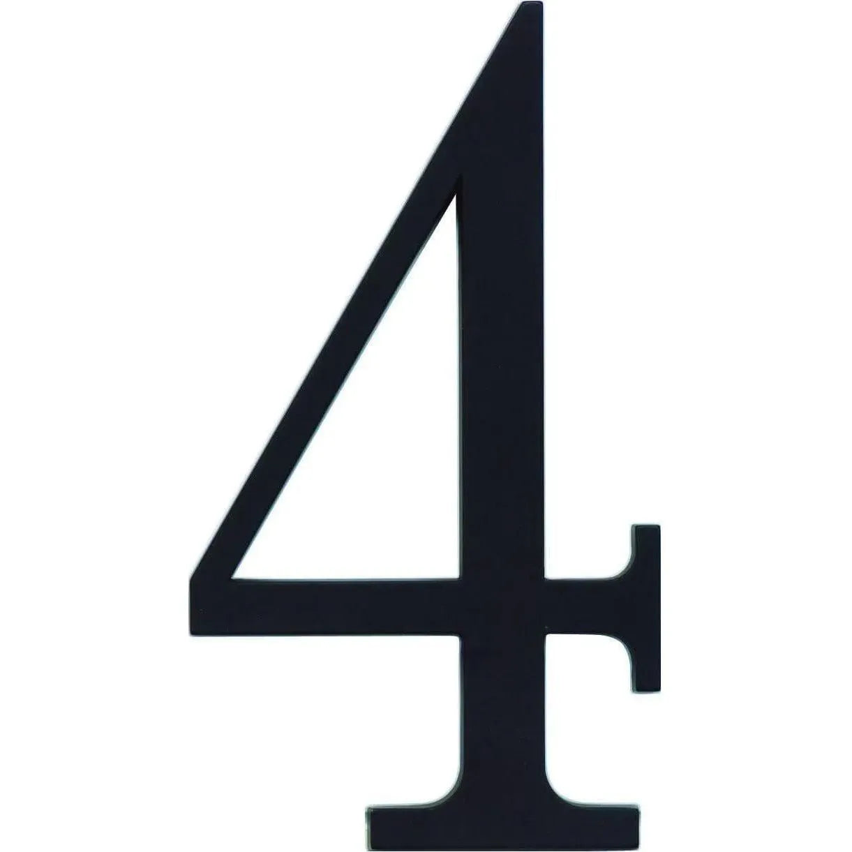 Atlas Homewares - Traditionalist House Numbers - TRN4-BL | Montreal Lighting & Hardware