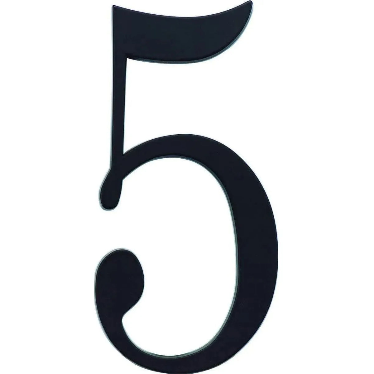 Atlas Homewares - Traditionalist House Numbers - TRN5-BL | Montreal Lighting & Hardware