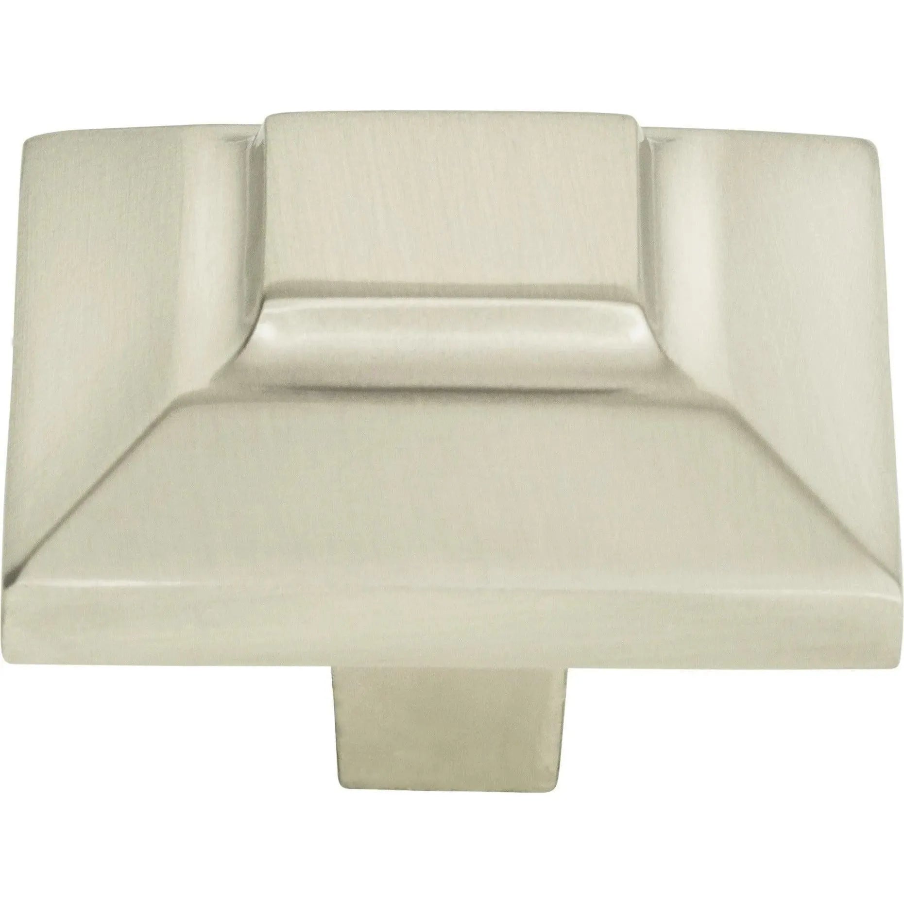 Atlas Homewares - Trocadero Large Square Knob - 4002-BRN | Montreal Lighting & Hardware