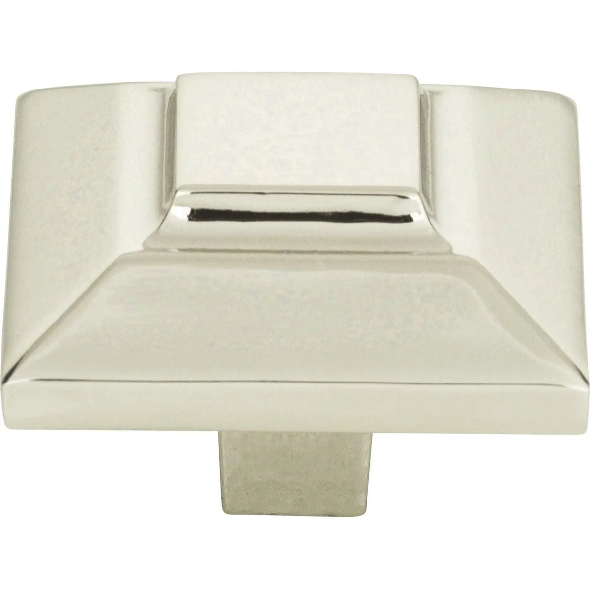 Atlas Homewares - Trocadero Large Square Knob - 4002-PN | Montreal Lighting & Hardware