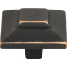 Atlas Homewares - Trocadero Large Square Knob - 4002-VB | Montreal Lighting & Hardware