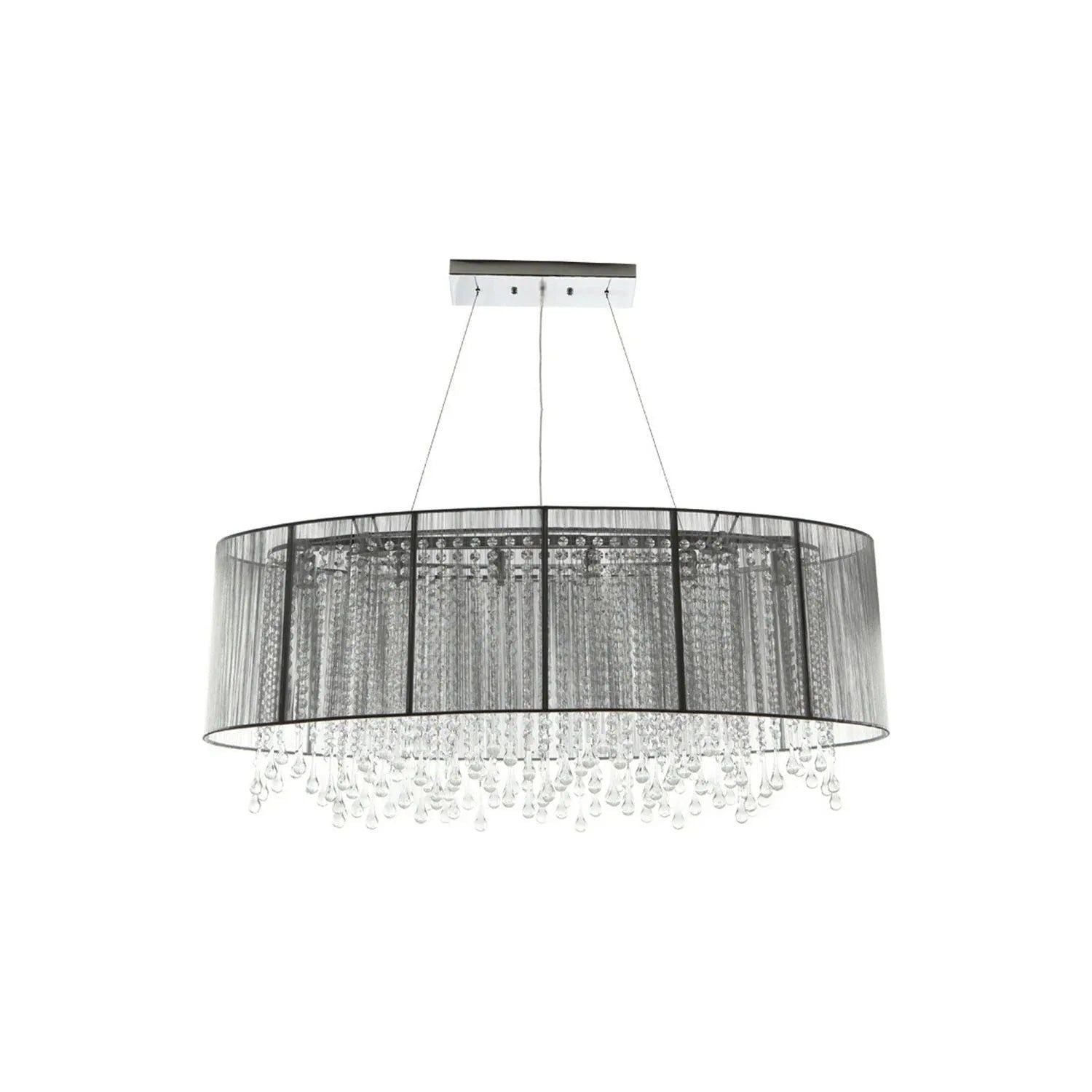 Avenue Lighting - Beverly Dr. Linear Chandelier - HF1503-BLK | Montreal Lighting & Hardware