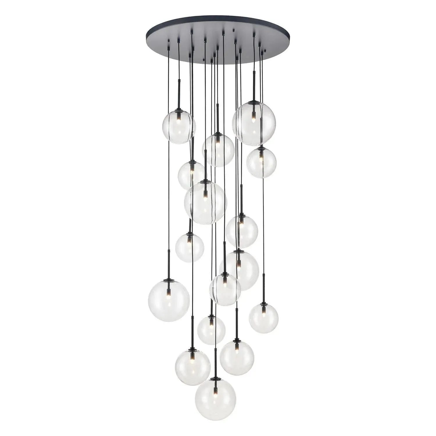 Avenue Lighting - Delilah Multi-Light Pendant - HF4266-AB | Montreal Lighting & Hardware
