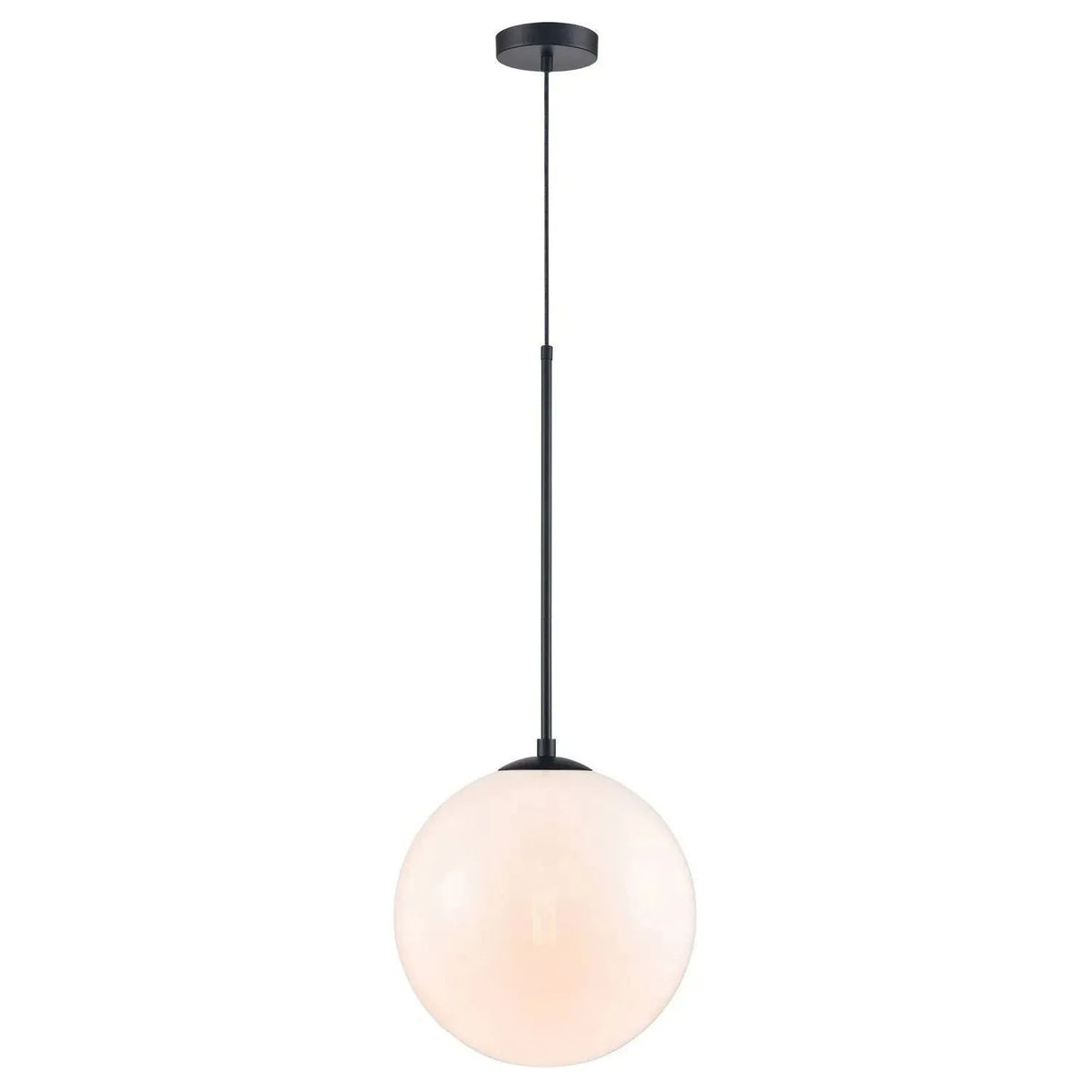 Avenue Lighting - Delilah Pendant - HF4201-BK-WHT | Montreal Lighting & Hardware