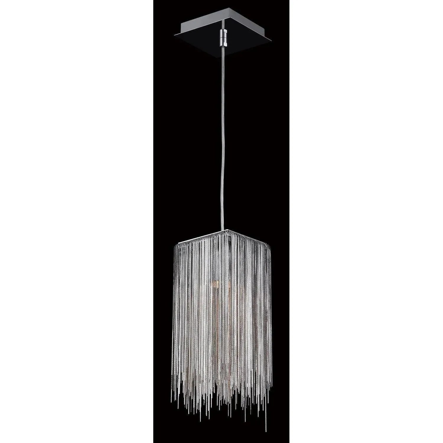 Avenue Lighting - Fountain Ave Square Mini Pendant - HF1204-CH | Montreal Lighting & Hardware