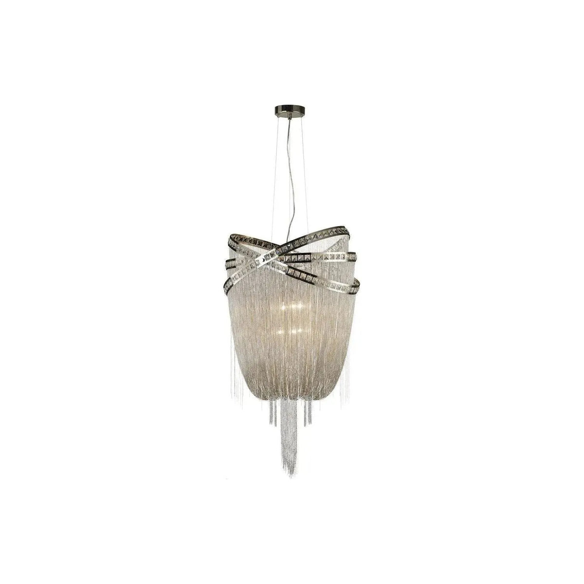 Avenue Lighting - Wilshire Blvd. Chandelier - HF1608-NCK | Montreal Lighting & Hardware