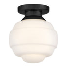 Lark 84321BK Penny Flush Mount in Black