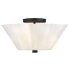 Alouette 83713BK Miel Semi-Plafonnier en noir