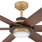 Éclairage intelligent LED Hinkley Lighting 906964FHB-LDD Andros Ventilateur  en laiton Heritage