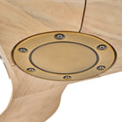Luminaire intelligent à DEL Hinkley Lighting 903856FHB-LDD Swell Ventilateur  en laiton naturel Heritage