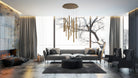 Eurofase 31445-038 Santana LED Chandelier in Brass