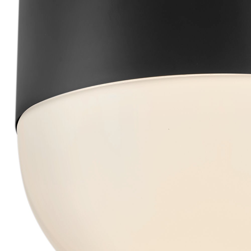 Lark 82091BK Bardi Flush Mount in Black