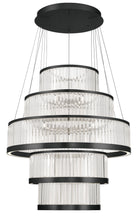 Eurofase 49350-029 Empra LED Cristal Suspendu en noir mat