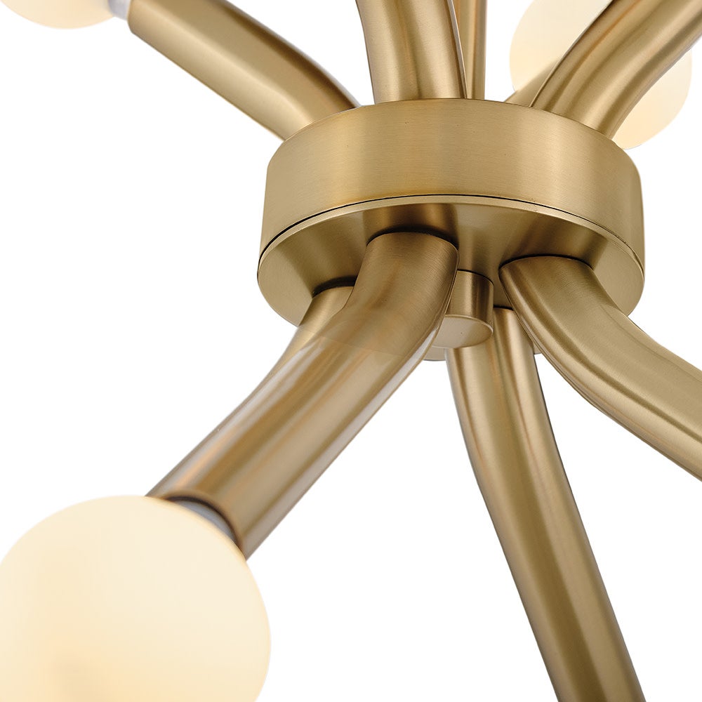 Lark 83853LCB Axton Convertible Pendant in Lacquered Brass