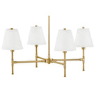 Lark 83774LCB Beale Chandelier in Lacquered Brass