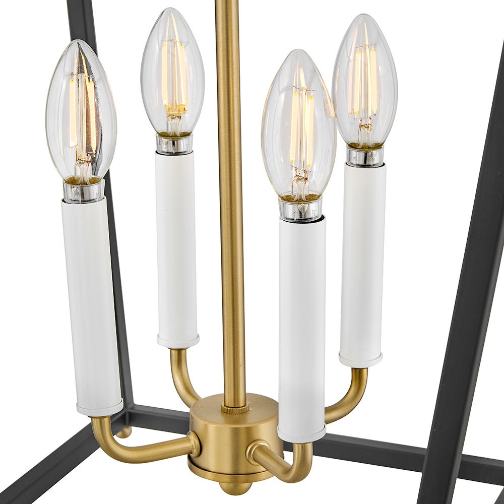 Lark 84273BK-LCB Tate Lantern Semi-encastré noir