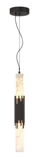 Eurofase 50353-019 Venna Albâtre LED Suspension en bronze urbain