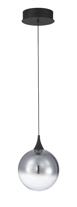 Eurofase 50250-028 Iissa LED Globe Pendant in Matte Black