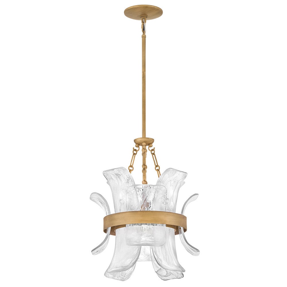 Fredrick Ramond FR46917BNG Fleur Pendant in Burnished Gold