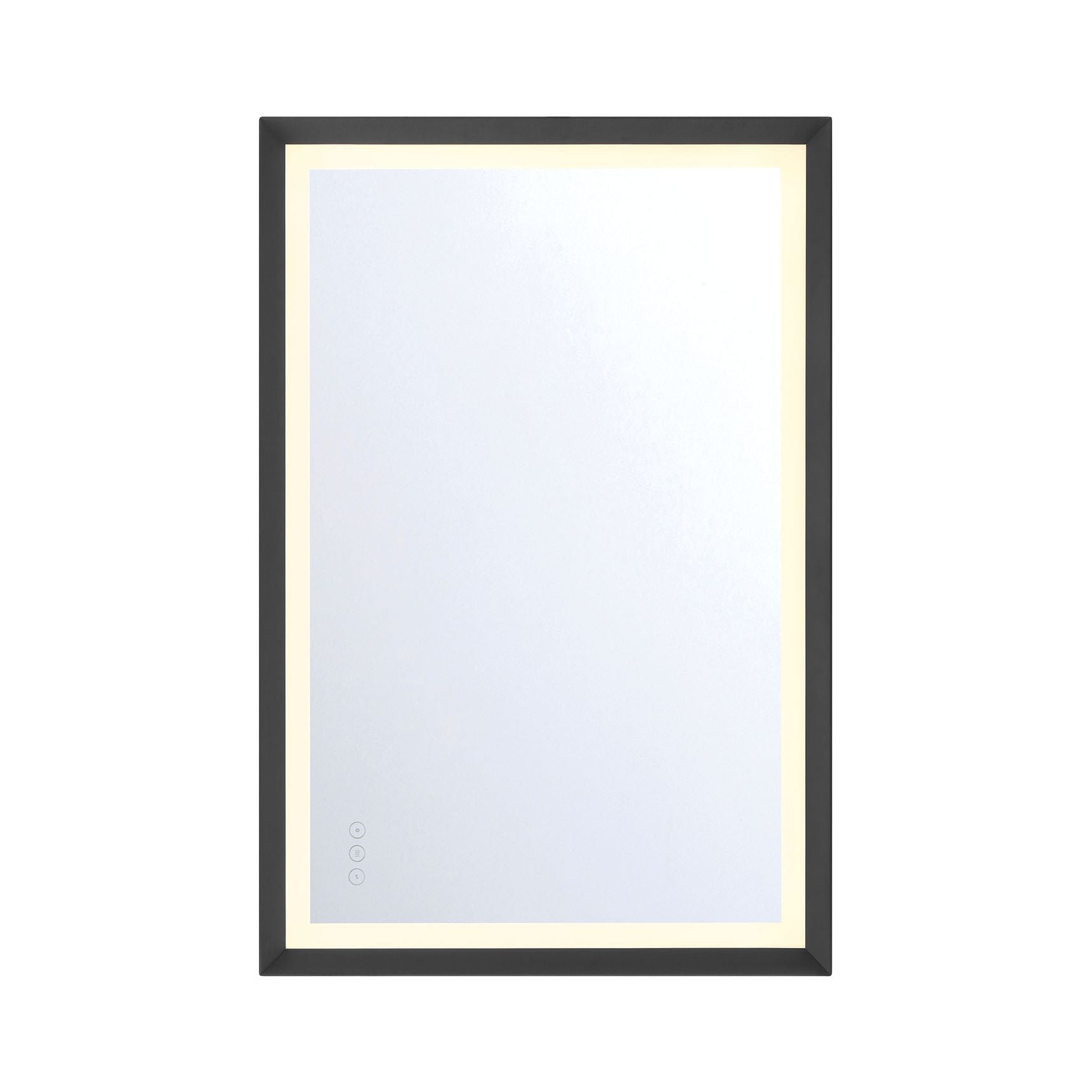 Miroir rectangulaire à LED Artell Eurofase 48974-035, noir