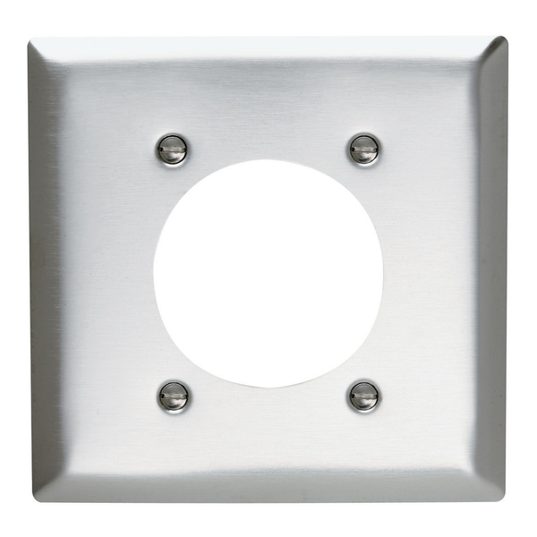 Power Outlet Receptacle Openings, Two Gang, 302/304 Stainless Steel