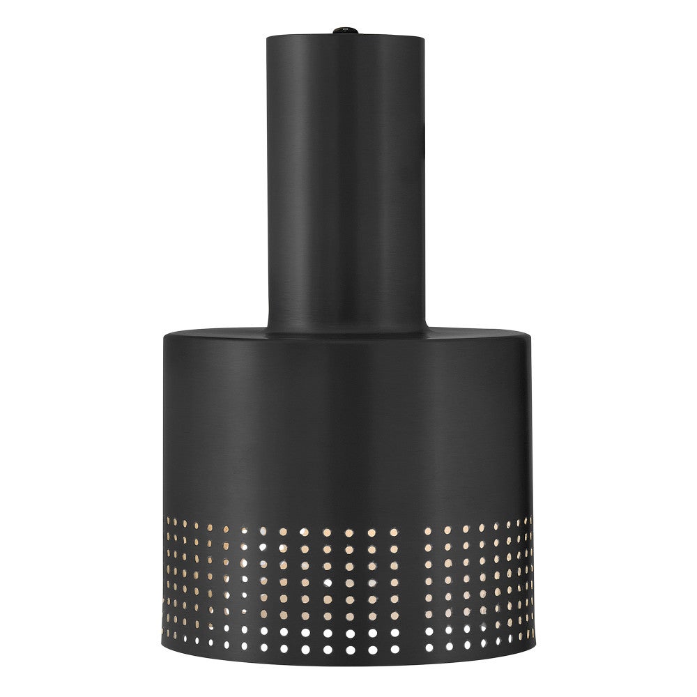 Applique murale articulée Lark 84620LCB-BK Casey en laiton laqué avec accents noirs et laiton laqué