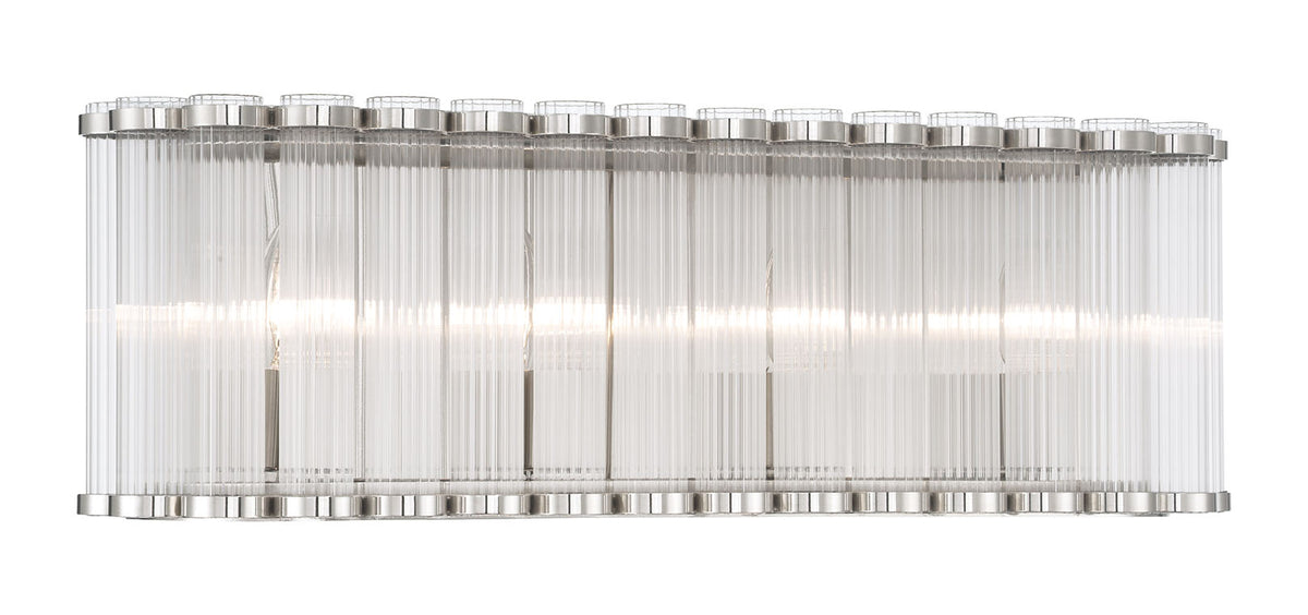 Eurofase 50042-029 Glasbury Vanity in Polished Nickel