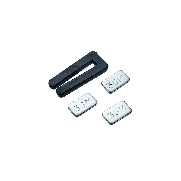 Kit d'équilibrage universel pour lames avec poids de 5 grammes
