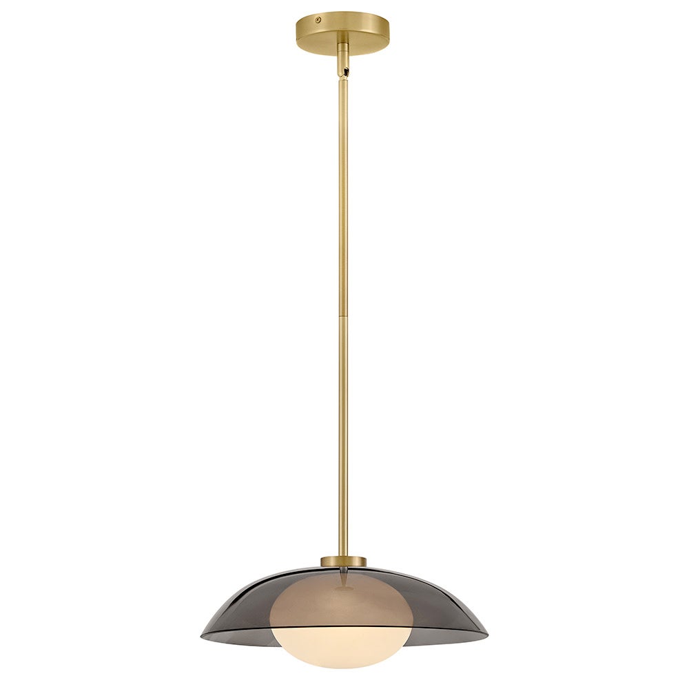 Lark 84447LCB Jace LED Pendant in Lacquered Brass